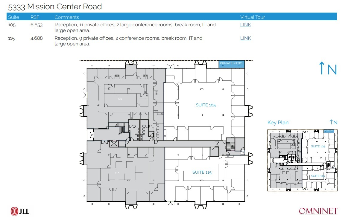 5333 Mission Center Rd, San Diego, CA for lease Floor Plan- Image 1 of 1