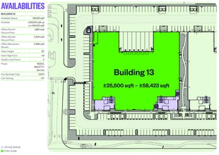 5200-5210 Hamner, Eastvale, CA à louer Plan d’étage- Image 1 de 2