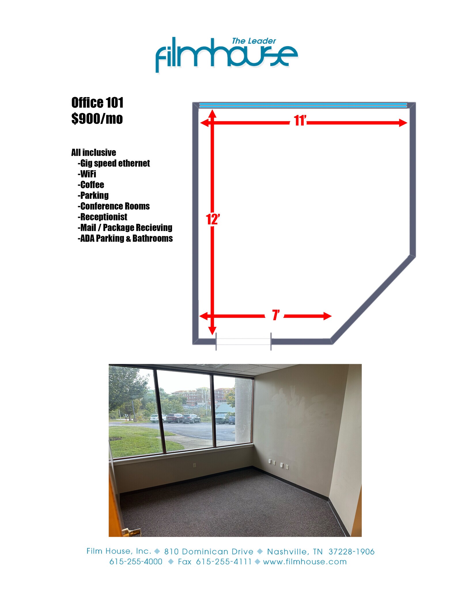 810 Dominican Dr, Nashville, TN for lease Interior Photo- Image 1 of 1