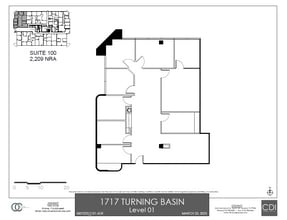 1717 Turning Basin Dr, Houston, TX for lease Site Plan- Image 1 of 7