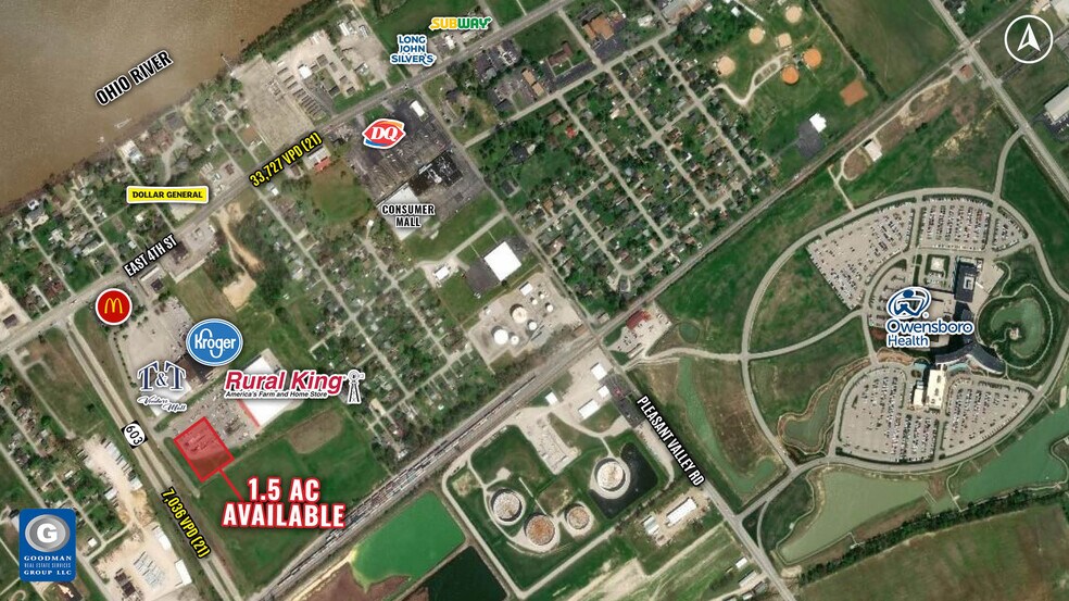 801 Commerce Dr, Owensboro, KY à vendre - Aérien - Image 2 de 4