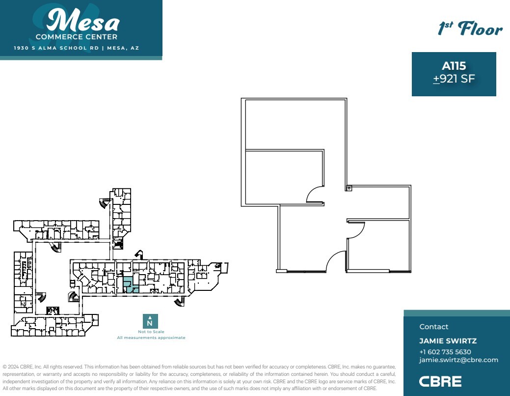 1930 S Alma School Rd, Mesa, AZ à louer Plan d  tage- Image 1 de 1