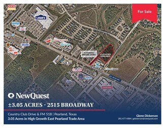 Plus de détails pour 2515 Broadway, Pearland, TX - Terrain à vendre