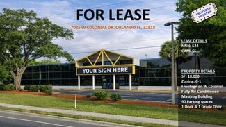 Plus de détails pour 7025 W Colonial Dr, Orlando, FL - Commerce de détail à louer