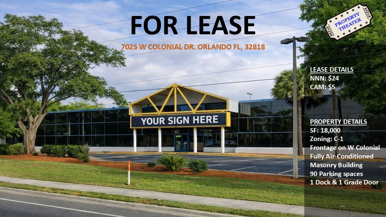 7025 W Colonial Dr, Orlando, FL for lease Primary Photo- Image 1 of 6