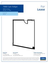 7880 San Felipe St, Houston, TX for lease Floor Plan- Image 1 of 1