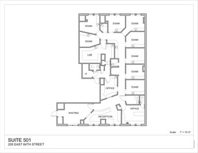 205 E 64th St, New York, NY à louer Plan de site- Image 1 de 1