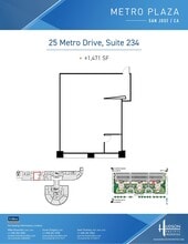 25 Metro Dr, San Jose, CA for lease Floor Plan- Image 1 of 1