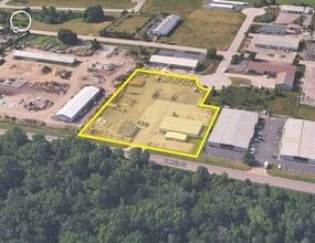 1349 E Main St, Griffith, IN - Aerial  map view