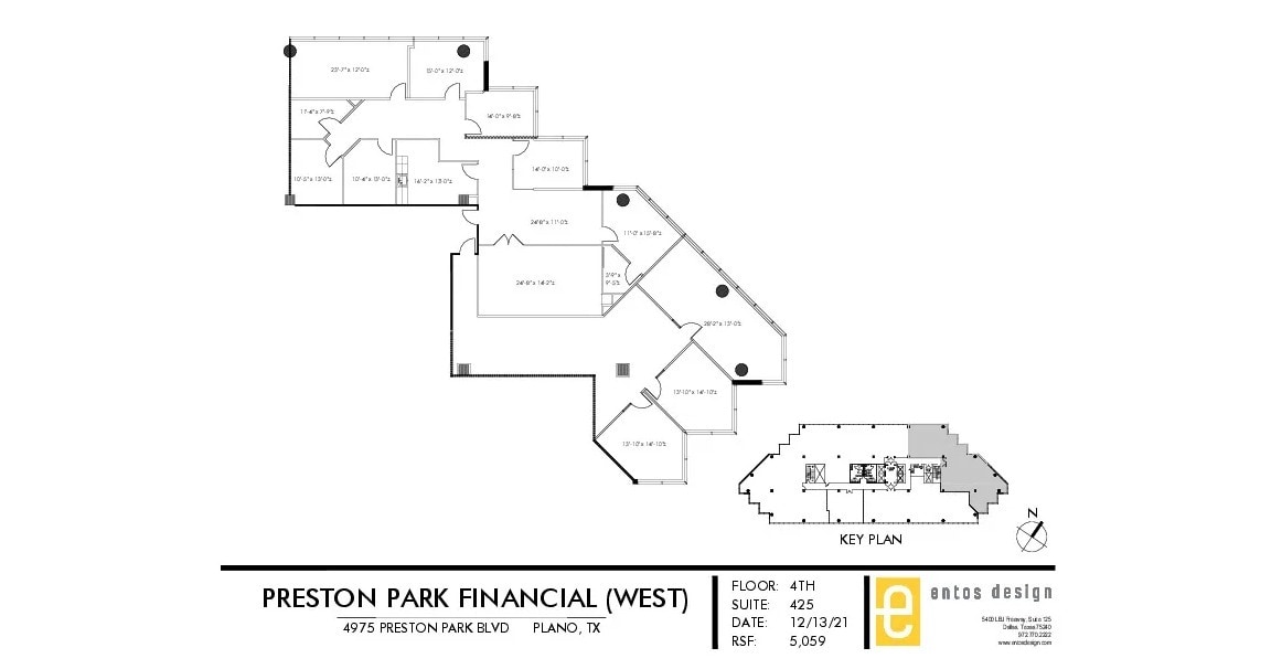 4975 Preston Park Blvd, Plano, TX à louer Plan d’étage- Image 1 de 1