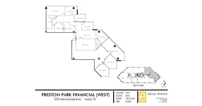 4975 Preston Park Blvd, Plano, TX à louer Plan d’étage- Image 1 de 1