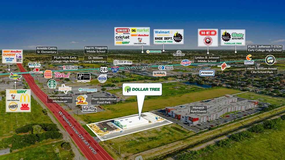 701 W Nolana Loop, Pharr, TX à vendre - Photo du bâtiment - Image 3 de 7