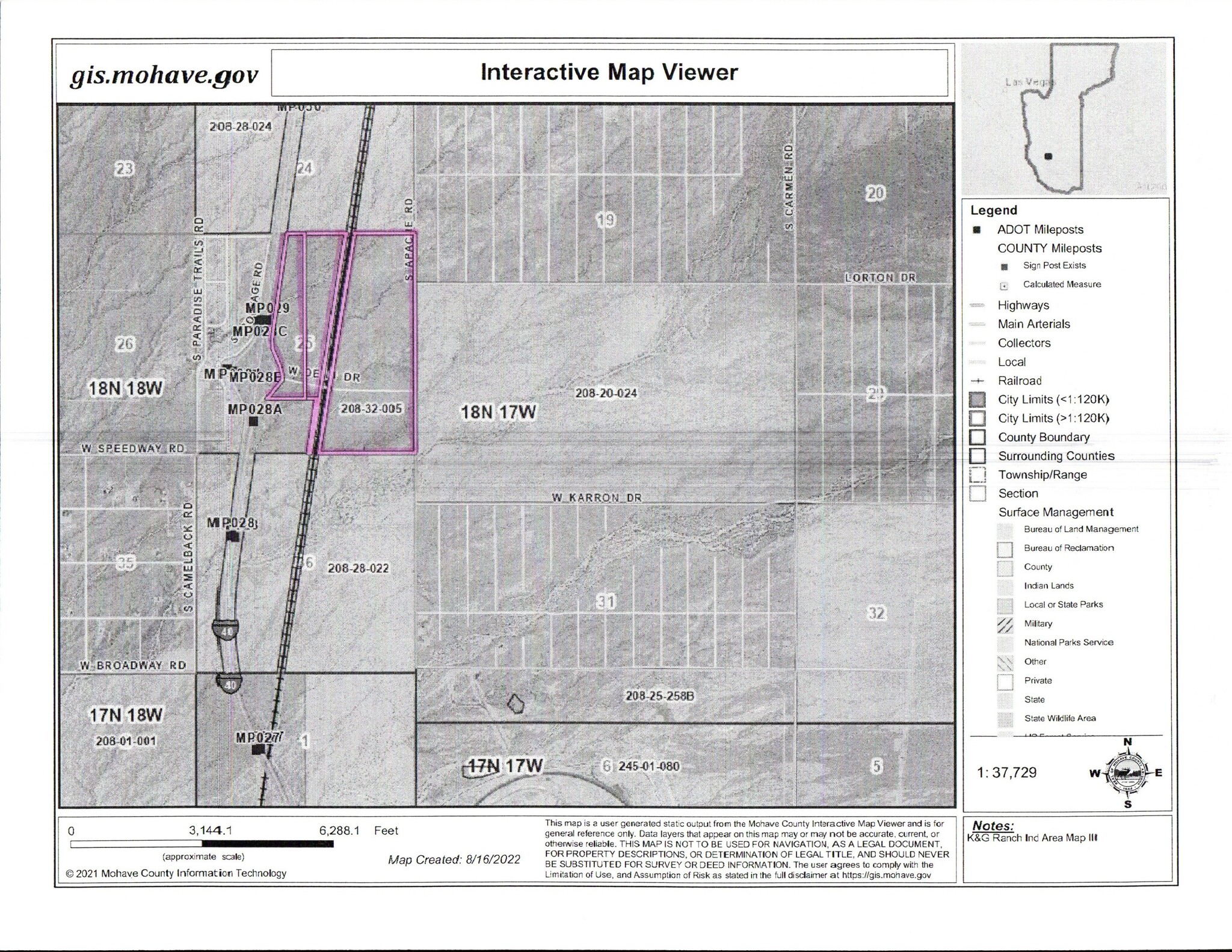 000 I-40, Yucca, AZ à vendre Aérien- Image 1 de 2