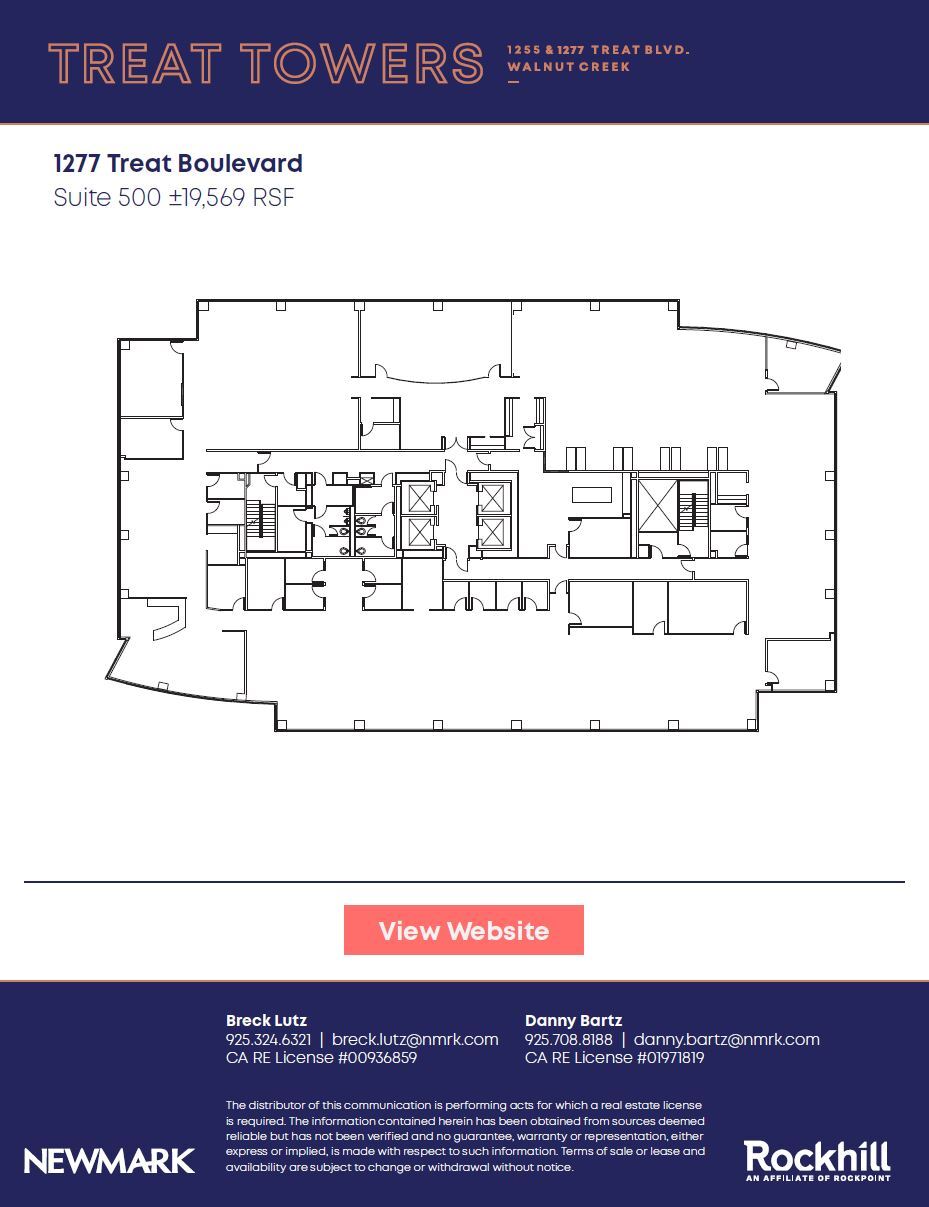 1255 Treat Blvd, Walnut Creek, CA for lease Floor Plan- Image 1 of 1