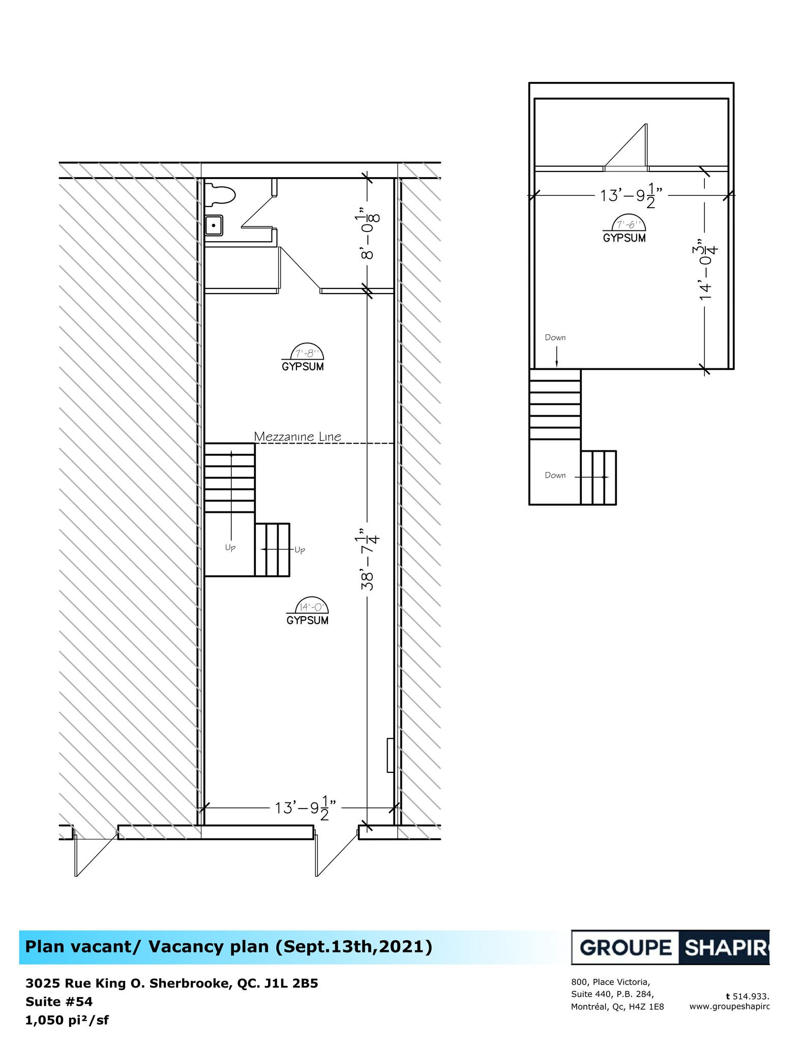 3025 Rue King O, Sherbrooke, QC for lease Site Plan- Image 1 of 1