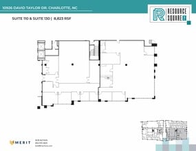 10735 David Taylor Dr, Charlotte, NC for lease Floor Plan- Image 2 of 2