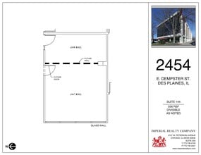 2454 E Dempster St, Des Plaines, IL for lease Site Plan- Image 1 of 1