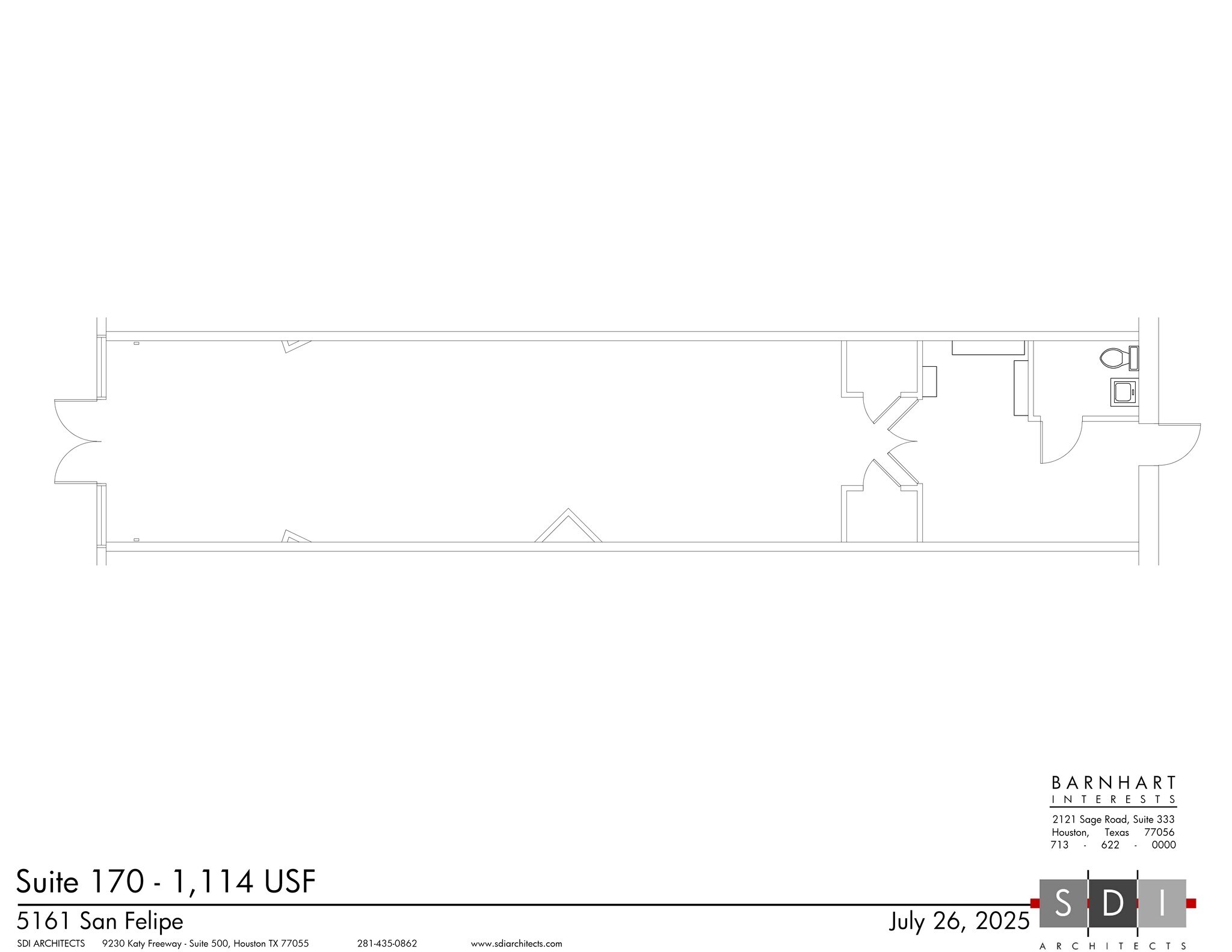 5161 San Felipe St, Houston, TX à louer Plan de site- Image 1 de 1