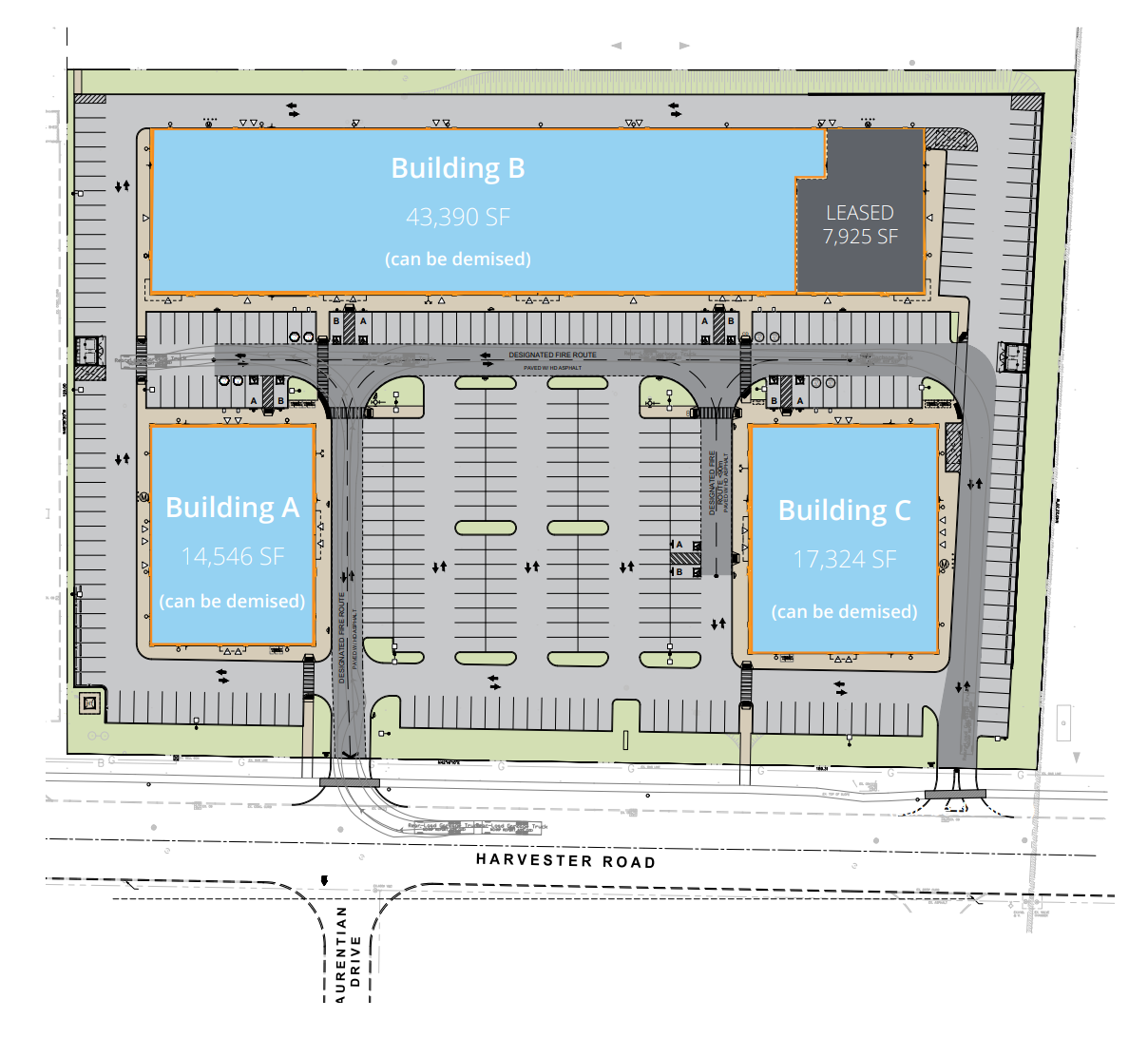 3185 Harvester Rd, Burlington, ON à louer Plan de site- Image 1 de 1