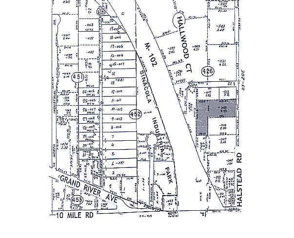 24401-24415 Halsted Rd, Farmington Hills, MI à louer - Plan cadastral - Image 2 de 21