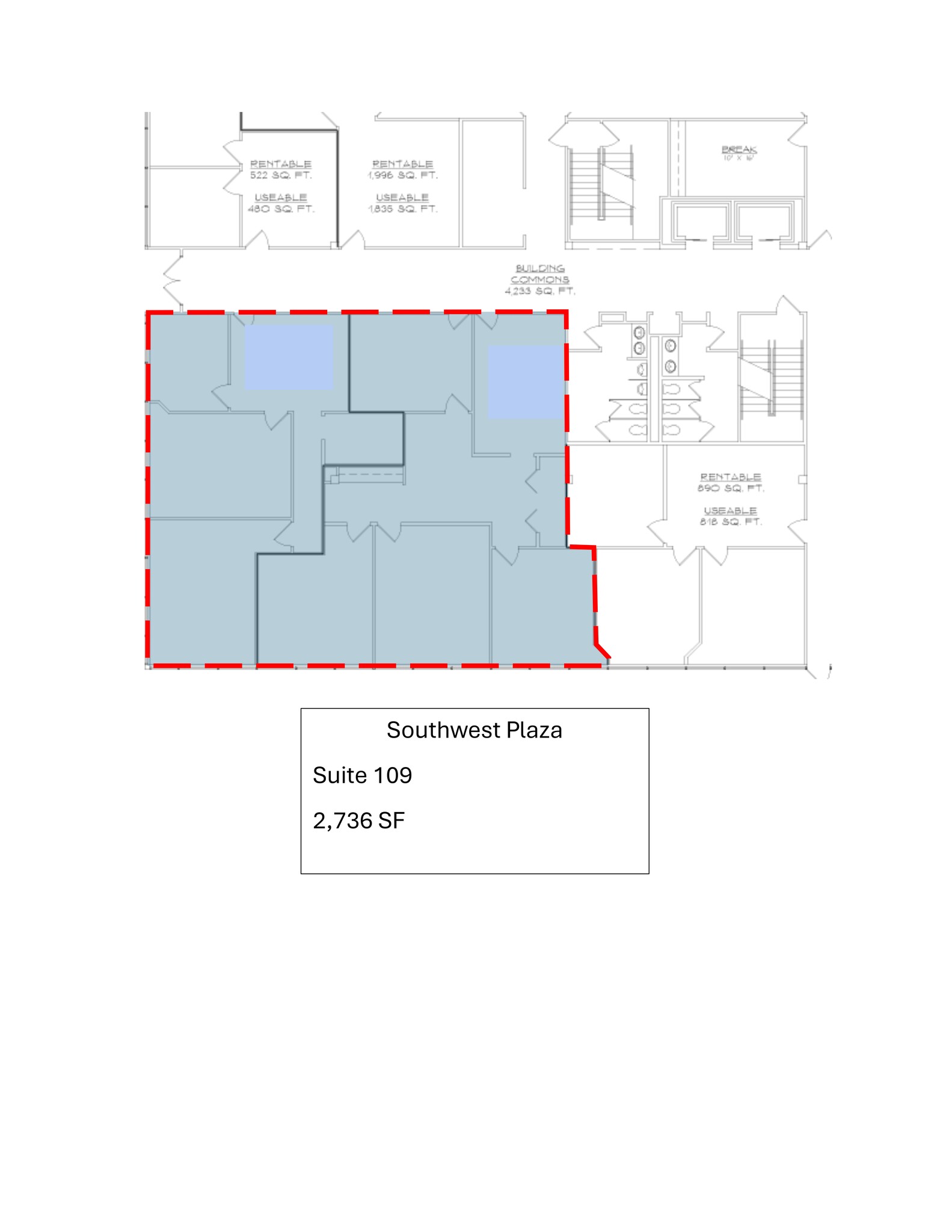 1031 Andrews Hwy, Midland, TX à louer Plan de site- Image 1 de 1