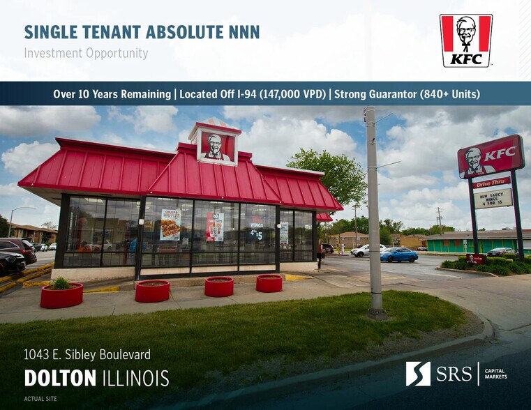 1043 E Sibley Blvd, Dolton, IL à vendre - Photo du bâtiment - Image 1 de 6