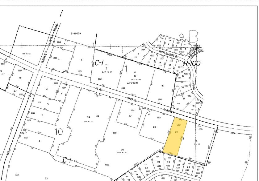 4985 Flat Shoals Pky, Decatur, GA à louer - Plan cadastral - Image 3 de 3