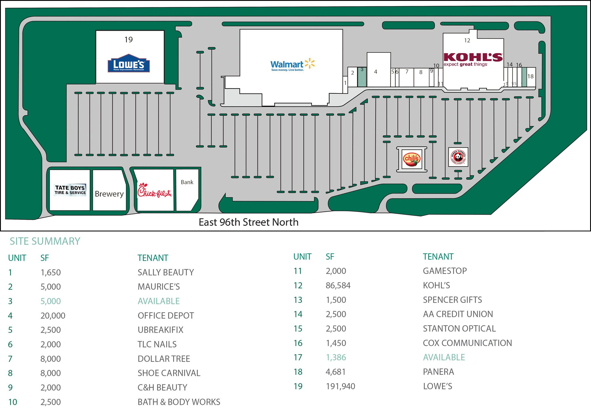 12101-12405 E 96th St N, Owasso, OK for lease Site Plan- Image 1 of 5