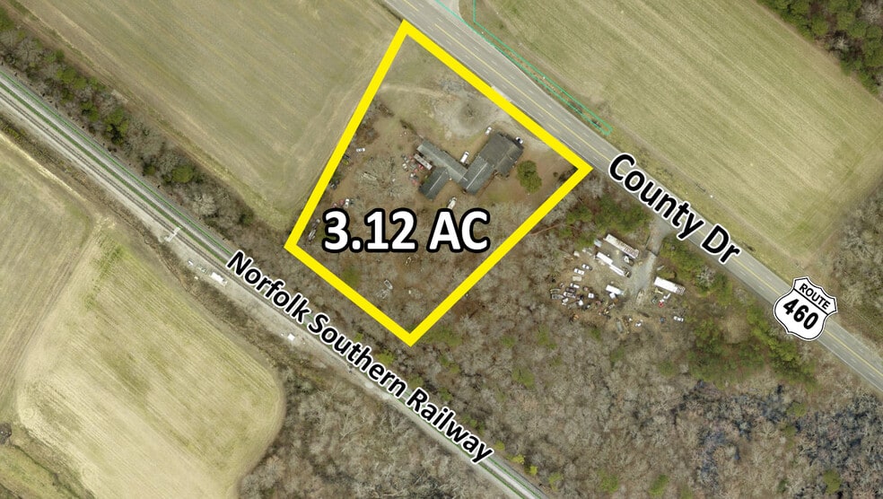 6101 County Dr, Disputanta, VA à vendre - Photo du bâtiment - Image 2 de 5