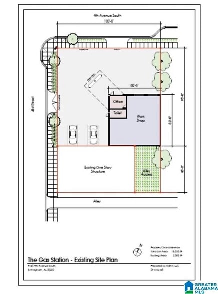 4105 4th Ave S, Birmingham, AL for sale - Floor Plan - Image 2 of 2