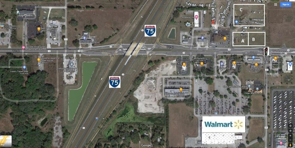 SR 48, Bushnell, FL for lease - Aerial - Image 3 of 3