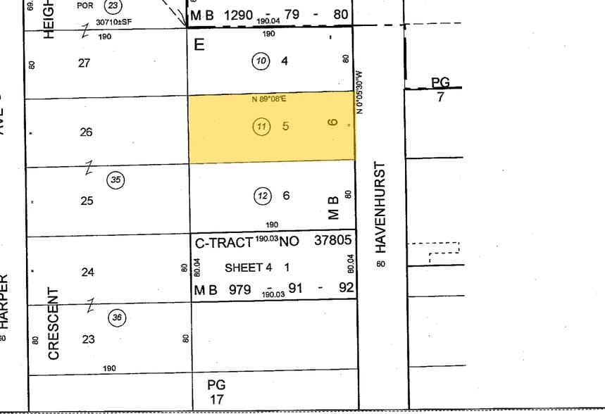 1429 Havenhurst Dr, West Hollywood, CA à vendre - Plan cadastral - Image 2 de 4