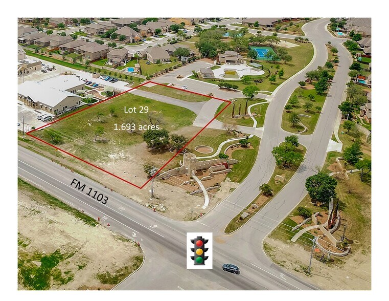 FM 1103 & Turning Stone, Cibolo, TX à vendre - Photo du bâtiment - Image 2 de 2