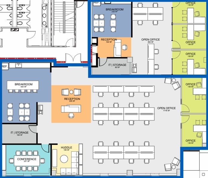 4307 Emperor Blvd, Durham, NC à louer Plan d’étage- Image 1 de 3