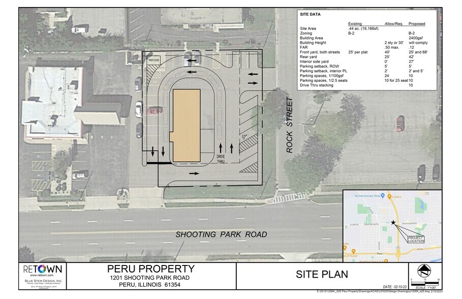1201 Shooting Park Rd, Peru, IL à vendre - Plan de site - Image 2 de 2