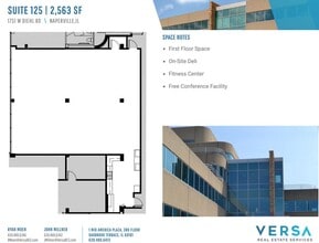 1751-1771 W Diehl Rd, Naperville, IL for lease Floor Plan- Image 1 of 2
