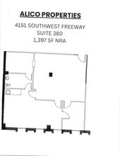 4151 Southwest Fwy, Houston, TX à louer Plan d’étage- Image 1 de 1