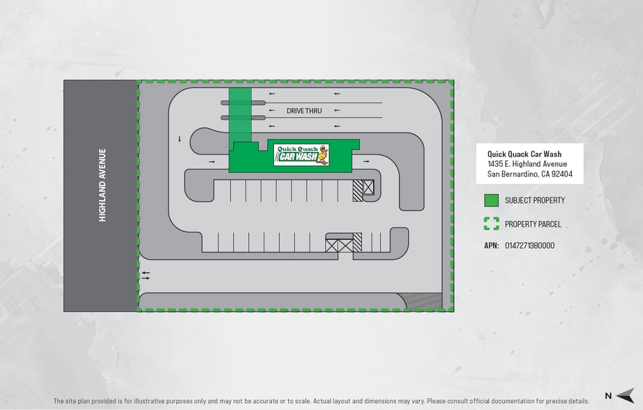 1435 E Highland Ave, San Bernardino, CA for sale - Site Plan - Image 2 of 3