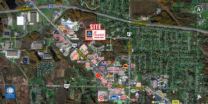 9610 State Route 14, Streetsboro, OH - Aérien  Vue de la carte