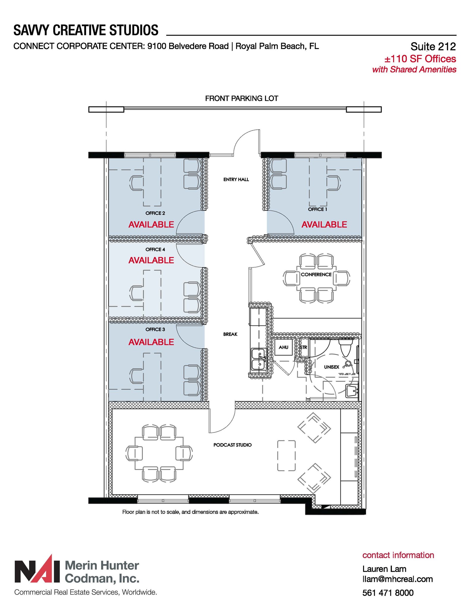 9100 Belvedere Rd, Royal Palm Beach, FL à louer Plan d’étage- Image 1 de 1