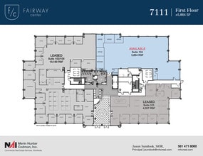 7108-7121 Fairway Dr, Palm Beach Gardens, FL for lease Floor Plan- Image 2 of 8