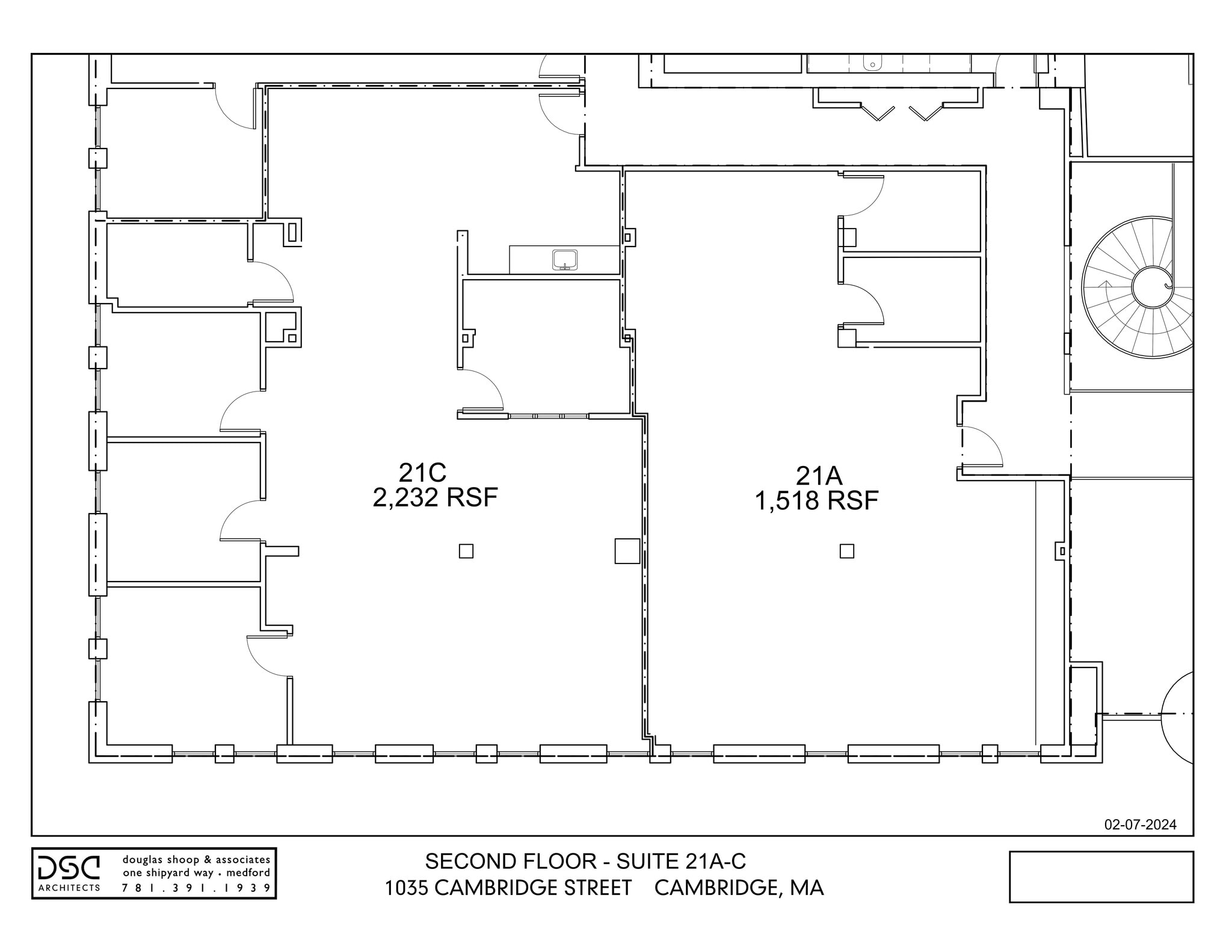 1035 Cambridge St, Cambridge, MA for lease Floor Plan- Image 1 of 9
