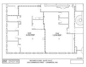 1035 Cambridge St, Cambridge, MA for lease Floor Plan- Image 1 of 9