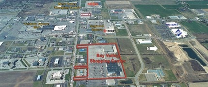 2268-2580 Tittabawassee Rd, Saginaw, MI - AERIAL map view - Image1