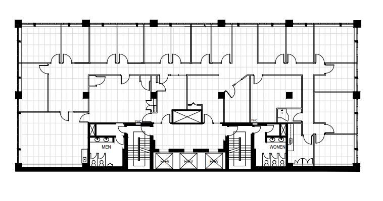 640 8th Ave SW, Calgary, AB à louer Plan d’étage- Image 1 de 1