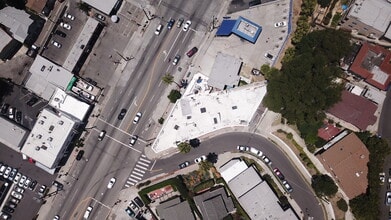 3129 W Sunset Blvd, Los Angeles, CA - Aérien  Vue de la carte