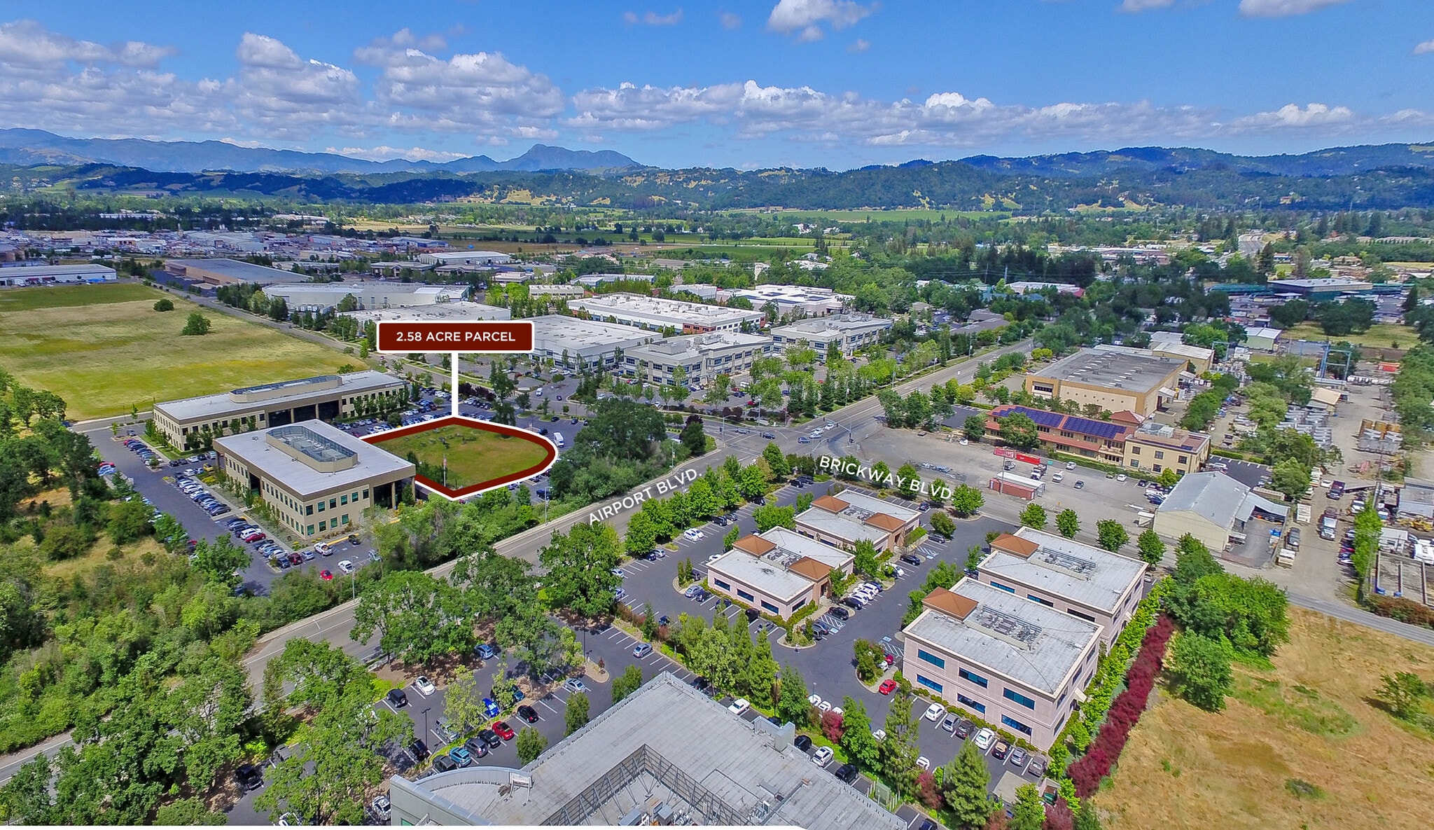 3839 Brickway Blvd, Santa Rosa, CA à vendre Aérien- Image 1 de 6