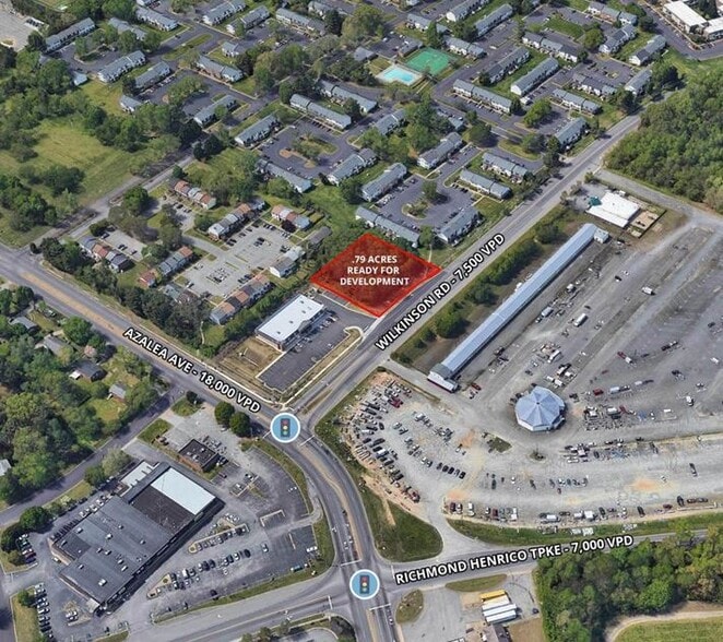 Wilkinson Rd at Azalea Ave, Richmond, VA à vendre - Photo du bâtiment - Image 2 de 3