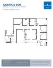 500 Medical Center Blvd, Conroe, TX for lease Floor Plan- Image 1 of 1