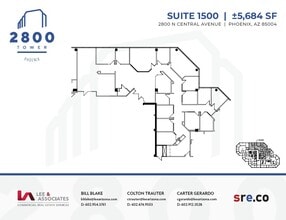 2800 N Central Ave, Phoenix, AZ for lease Floor Plan- Image 1 of 1